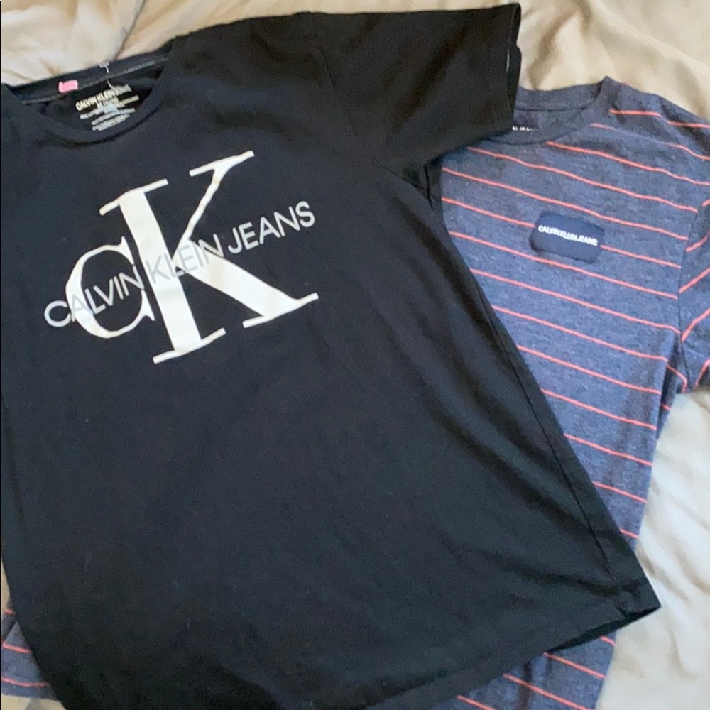Calvin Klein boys bundle Two shirts